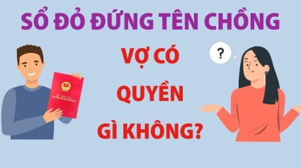 sổ đỏ đứng tên chồng vợ có được hưởng không