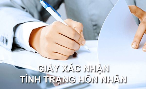 giấy xác nhận tình trạng hôn nhân