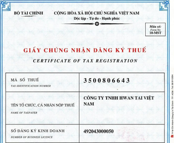 Mã số thuế công ty là gì?